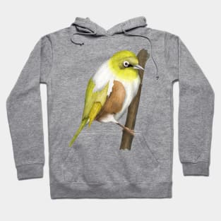 Wax-eye Silvereye NZ BIRD Hoodie